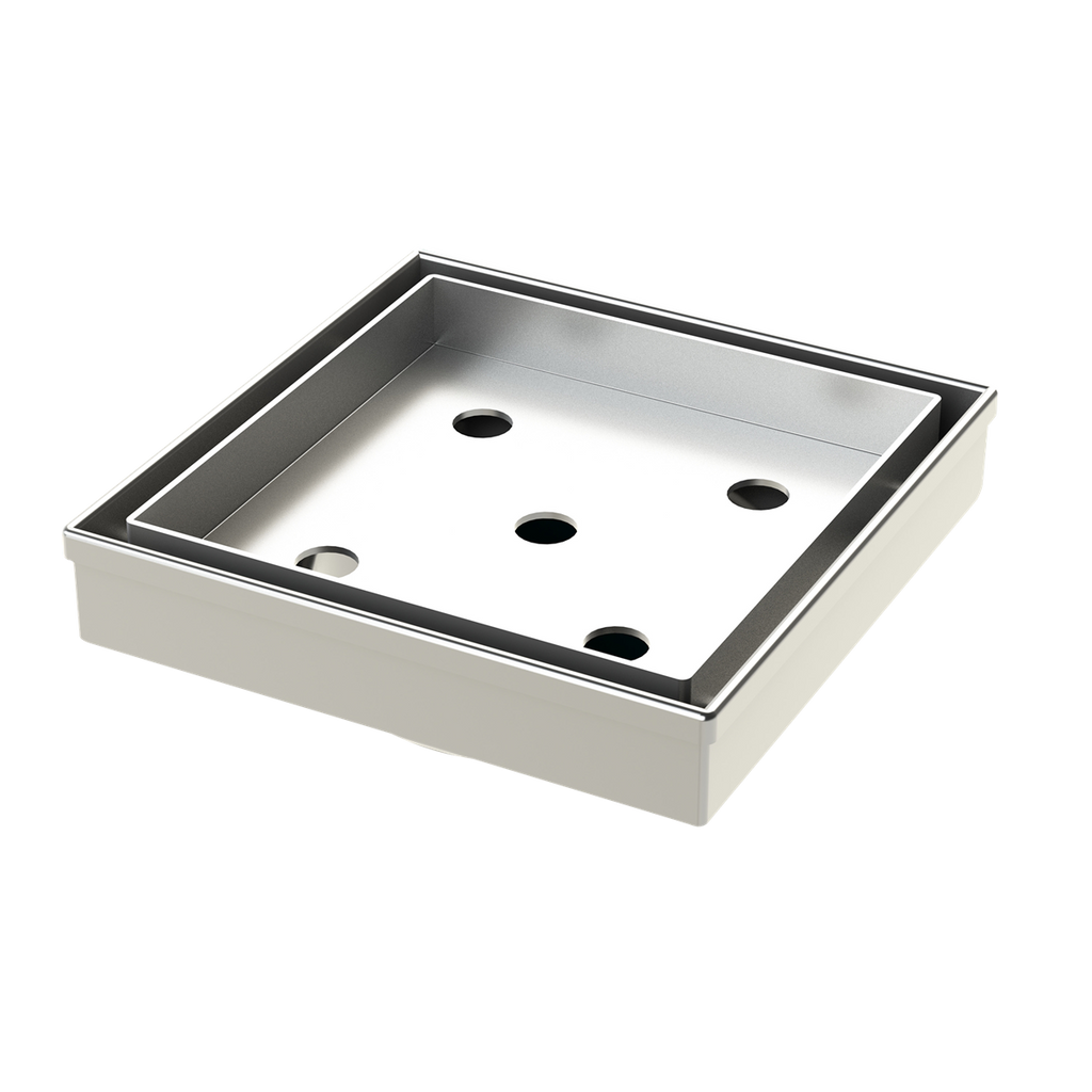 Tile Ins 110x110x80mm SSteel