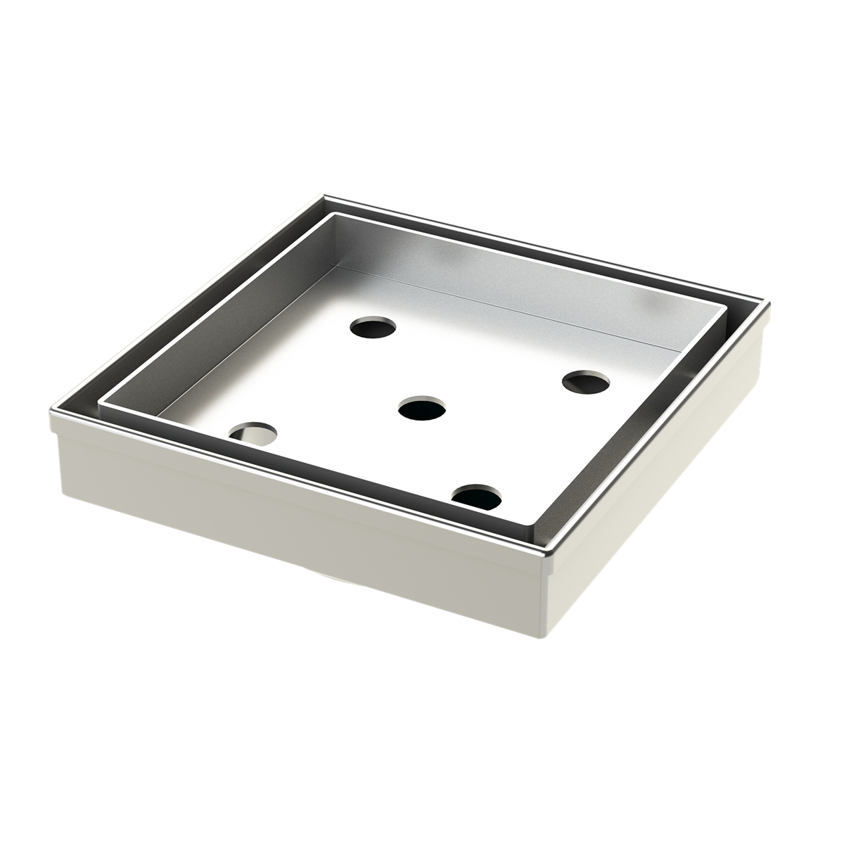 Tile Ins 110x110x80mm SSteel