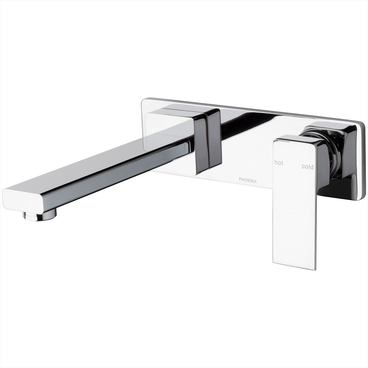 Wall Basin Set Straight 180 Chrome