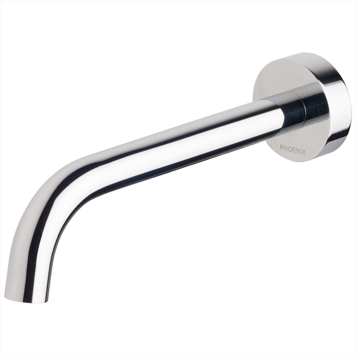 Bath Outlet Curved 180 Chrome