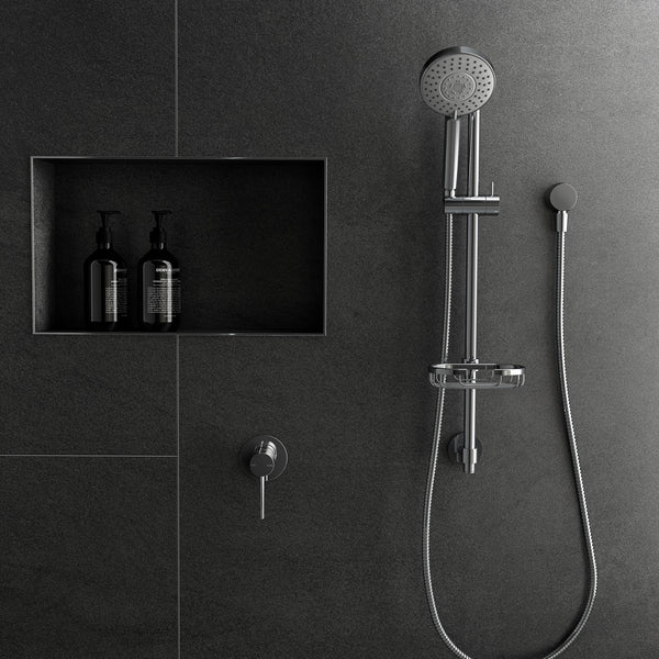 Premium Rail Shower Chrome - lifestyle view