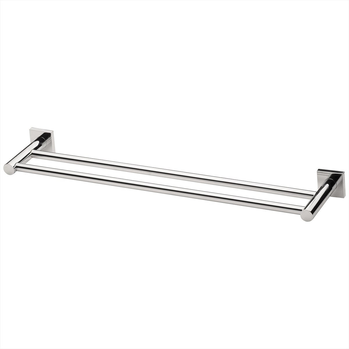 Towel Rail Double 600 Chrome
