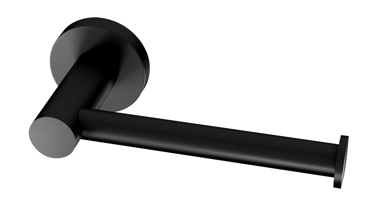 Toilet Roll Holder Matte Black