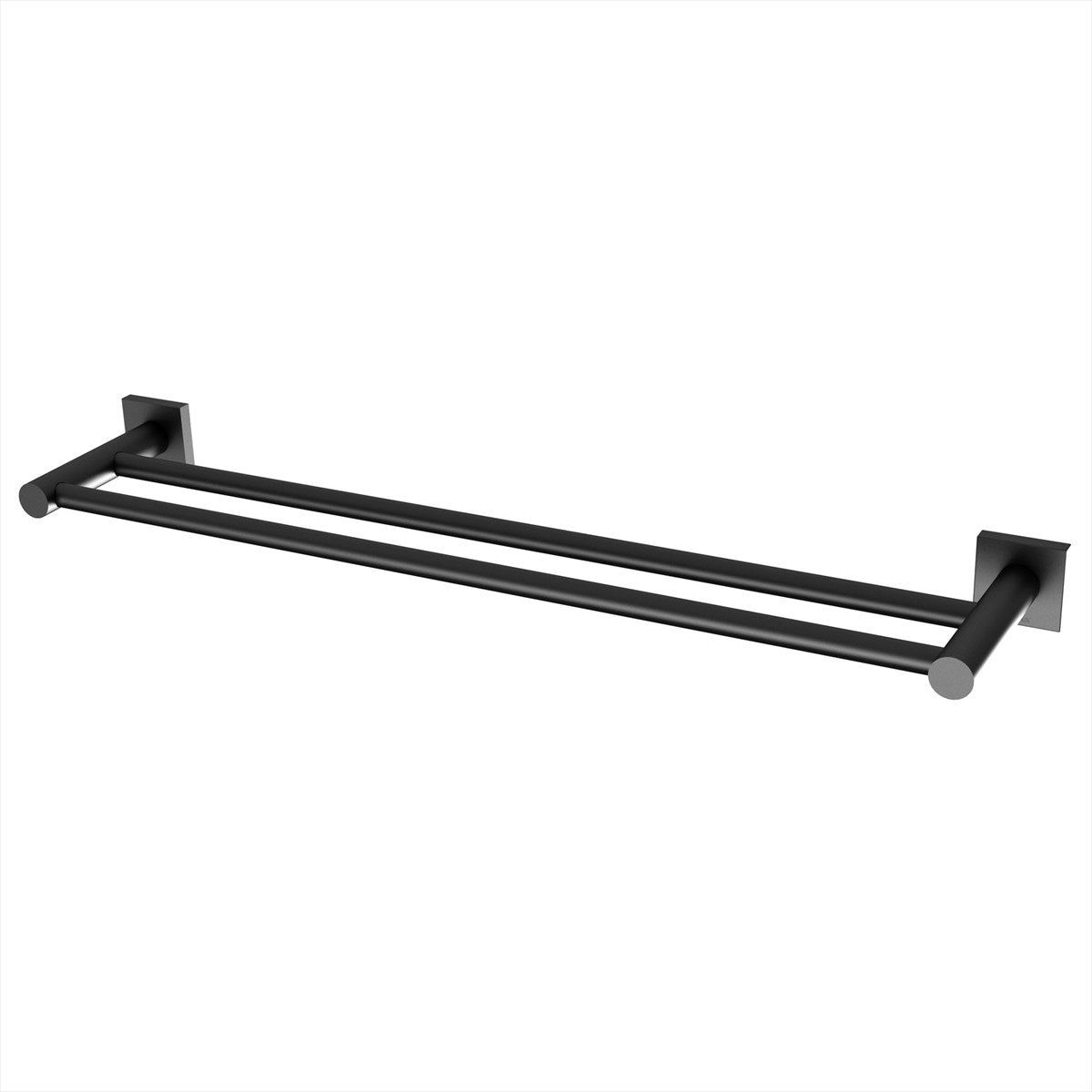 Towel Rail Double 600 Matte Black