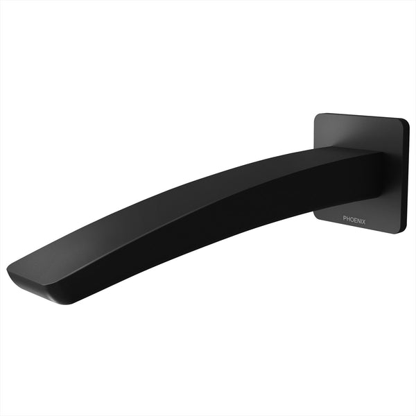 Bath Outlet Straight 180 Matte Black