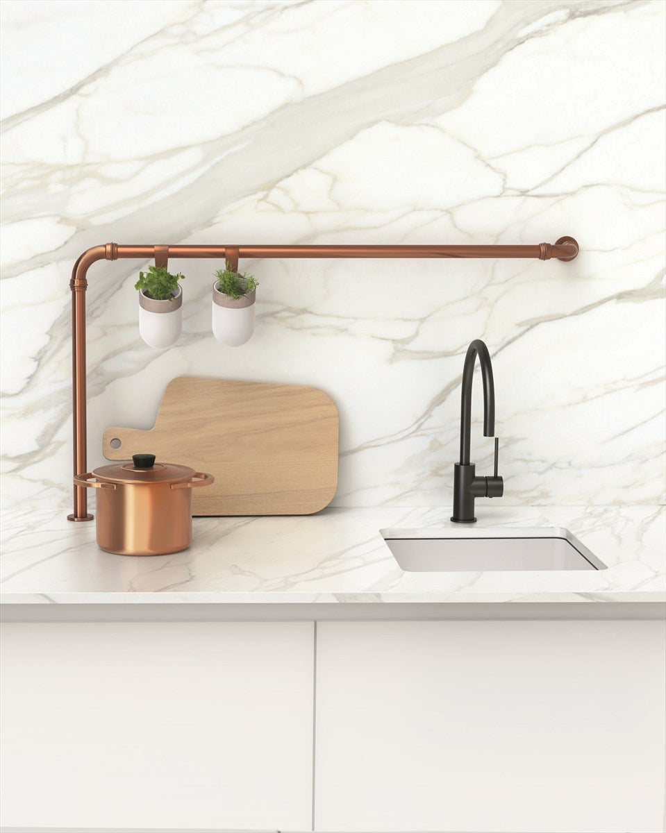 Sink Mixer Gooseneck 160 Matte Black