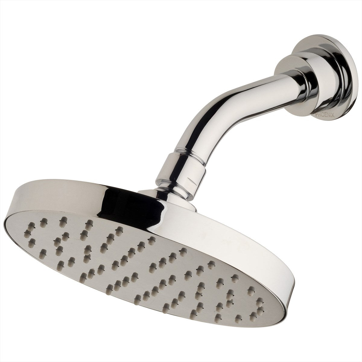 Overhead Wall Shower Curved  Chrome