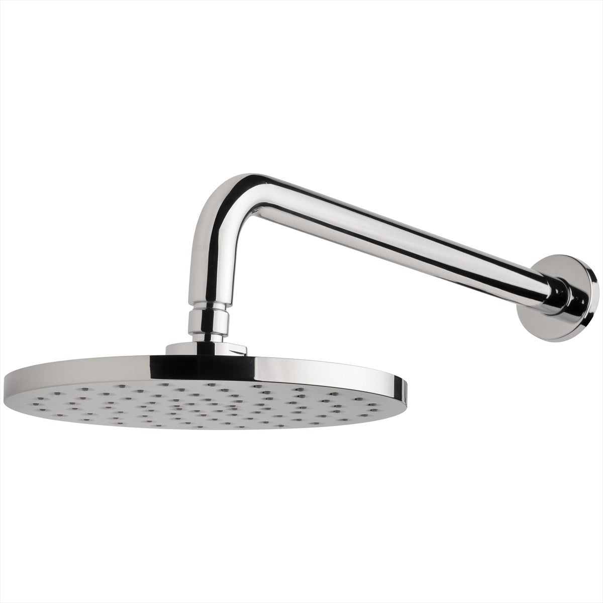 Overhead Wall Shower Curved  Chrome