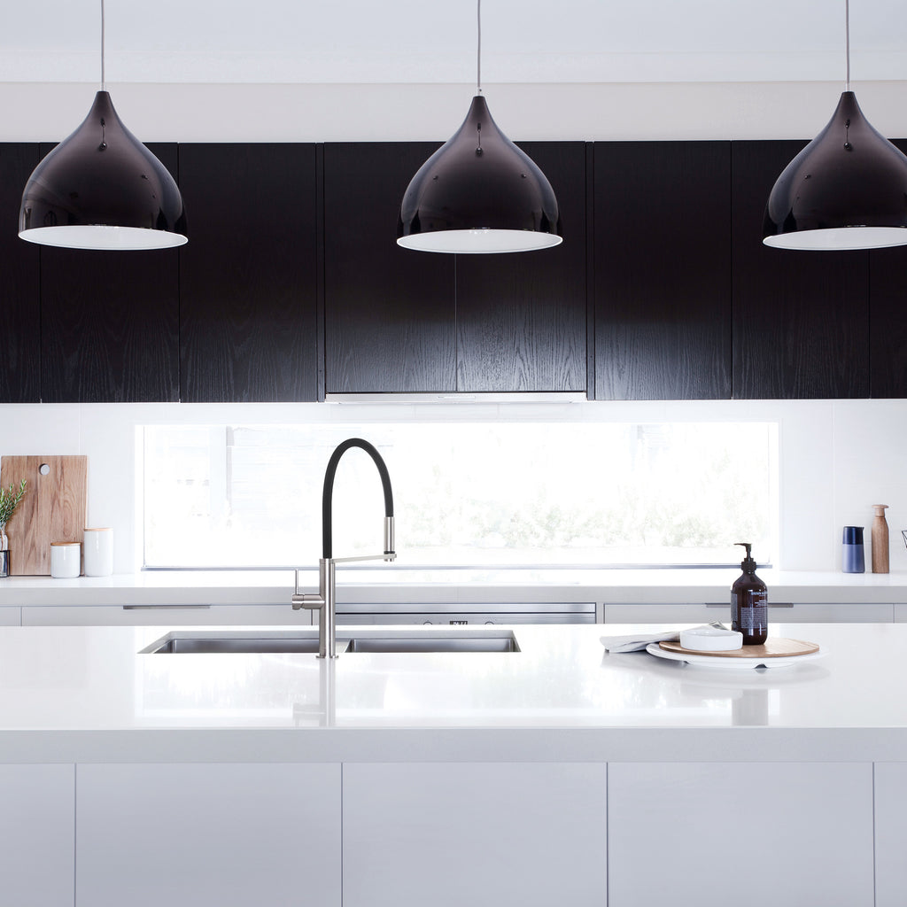 Sink Mixer 200 Brushed Nickel - lifestyle view