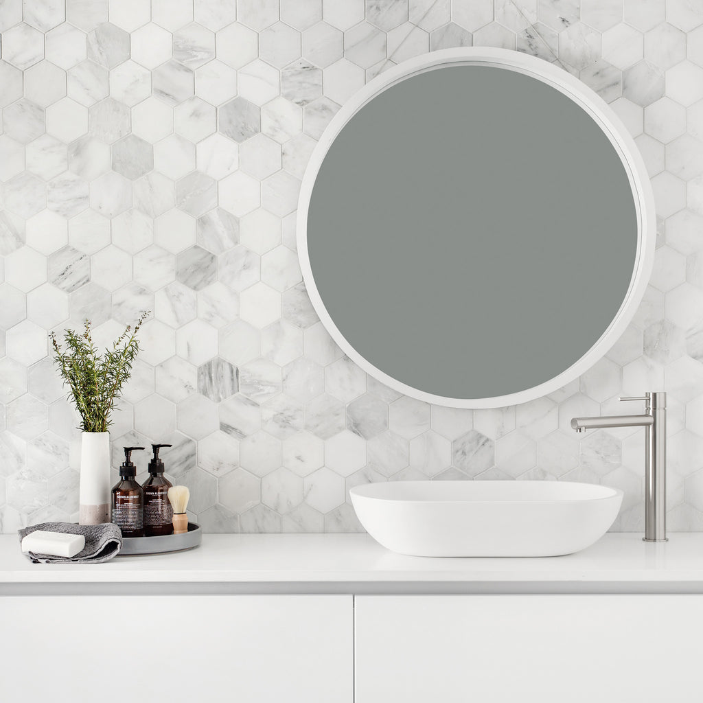 Vessel Basin Mixer Brushed Nickel - lifestyle view