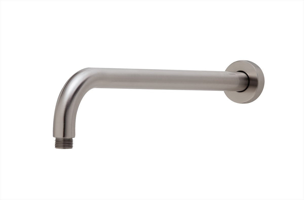 Shower Arm only Curved 400 Brushed Nickel