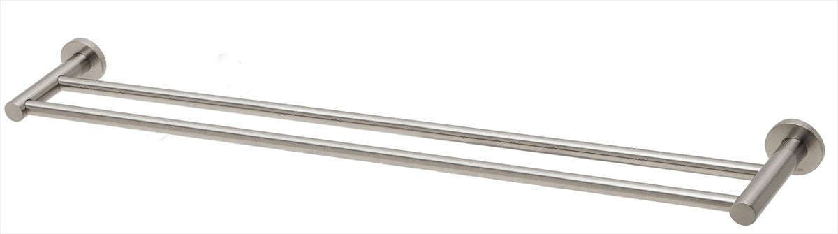 Towel Rail Double 800 Brushed Nickel