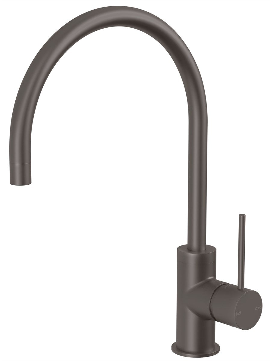 Sink Mixer Gooseneck 220 Gun Metal