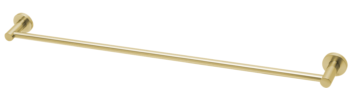 Towel Rail Single 800 Brushed Gold