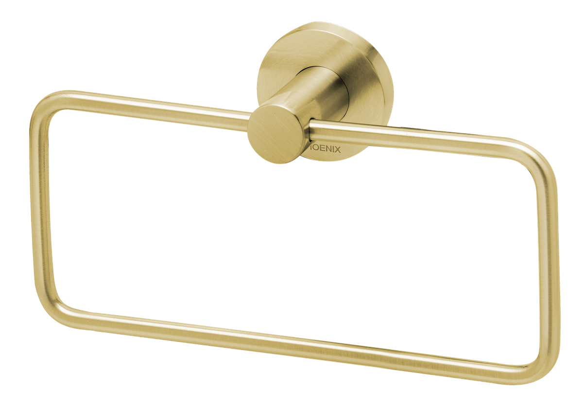Towel Ring Brushed Gold