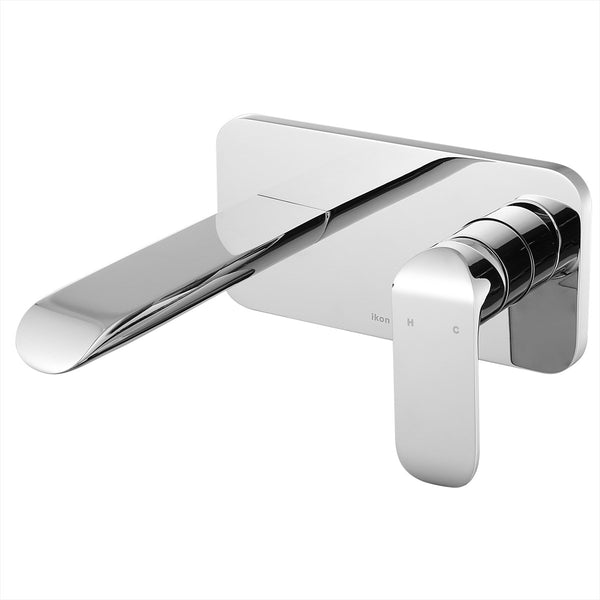 Wall Basin Set Straight 178 Chrome