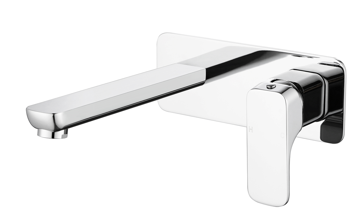 ACL Allyn Wall Basin Set Straight 200 Chrome – Beaumont Tiles