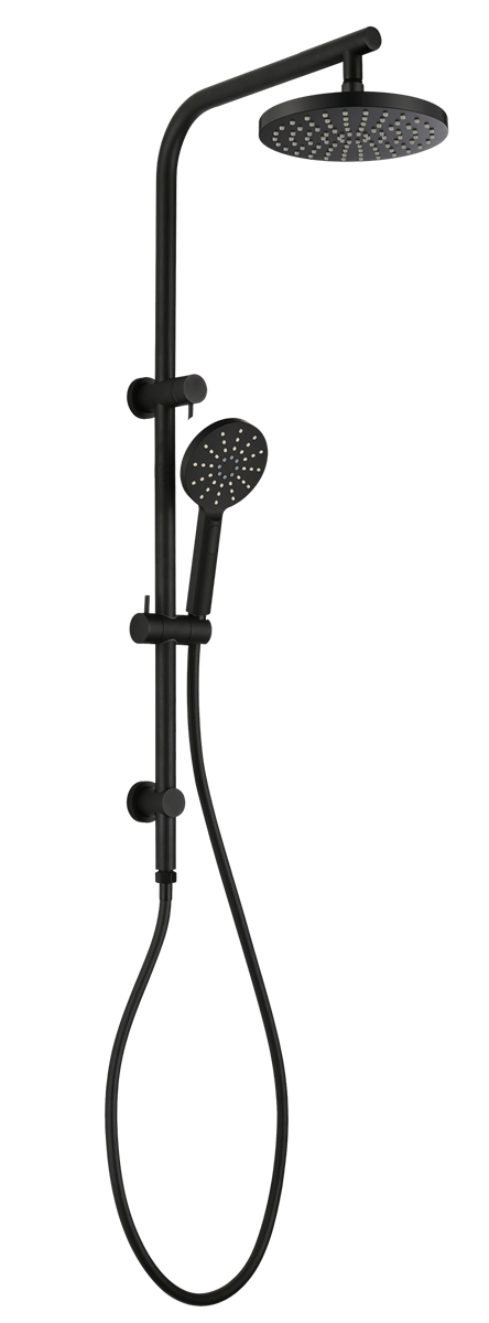 Twin Shower Matte Black