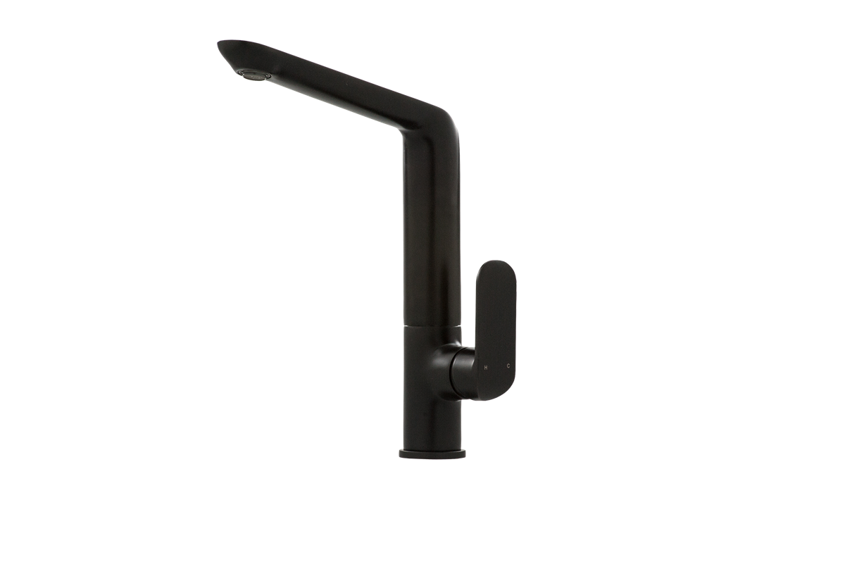 Sink Mixer Square Neck 206 Matte Black