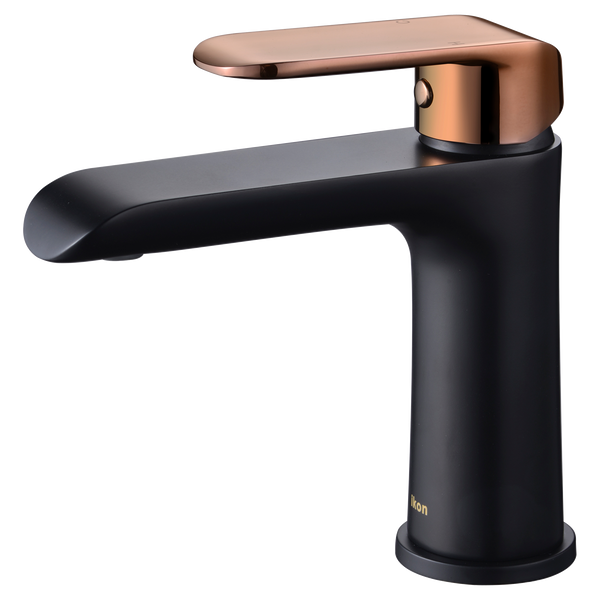 Basin Mixer Black/Rose Gold