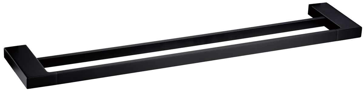 Towel Rail Double 600 Matte Black