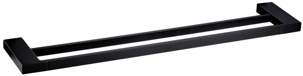 Towel Rail Double 600 Matte Black