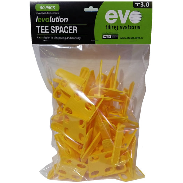 Tee Spacer 3mm 50 Pack