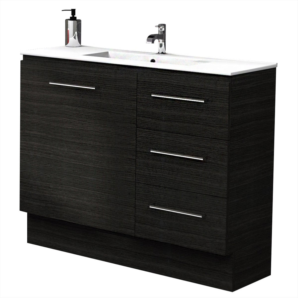 1000 Vanity Ensuite Doors & Drawers with Ceramic Basin Top