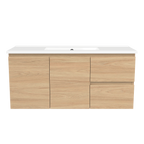 1000 Vanity Ensuite Doors & Drawers with Ceramic Basin Top
