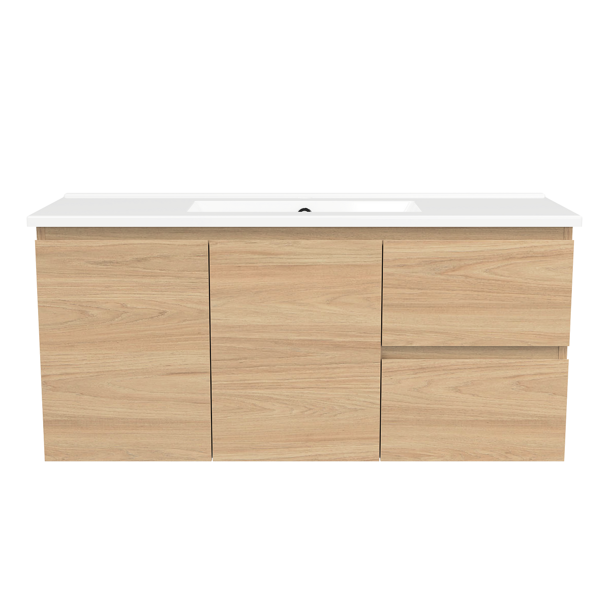 1000 Vanity Ensuite Doors & Drawers with Ceramic Basin Top