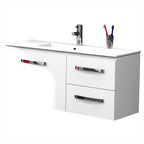 1000 Vanity Ensuite Doors & Drawers with Ceramic Basin Top