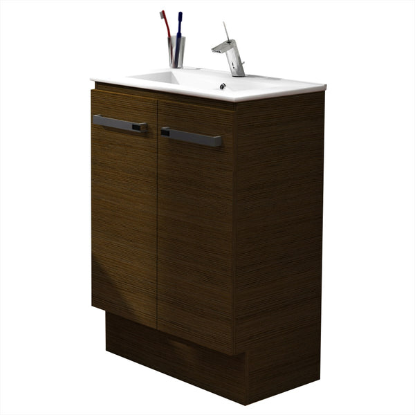 600 Vanity Ensuite Doors Only with Ceramic Basin Top