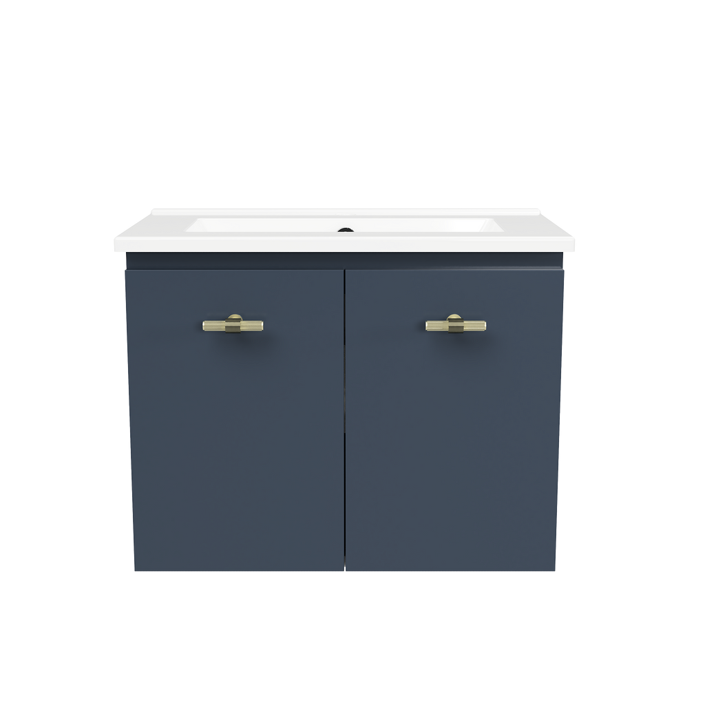 600 Vanity Ensuite Doors Only with Ceramic Basin Top
