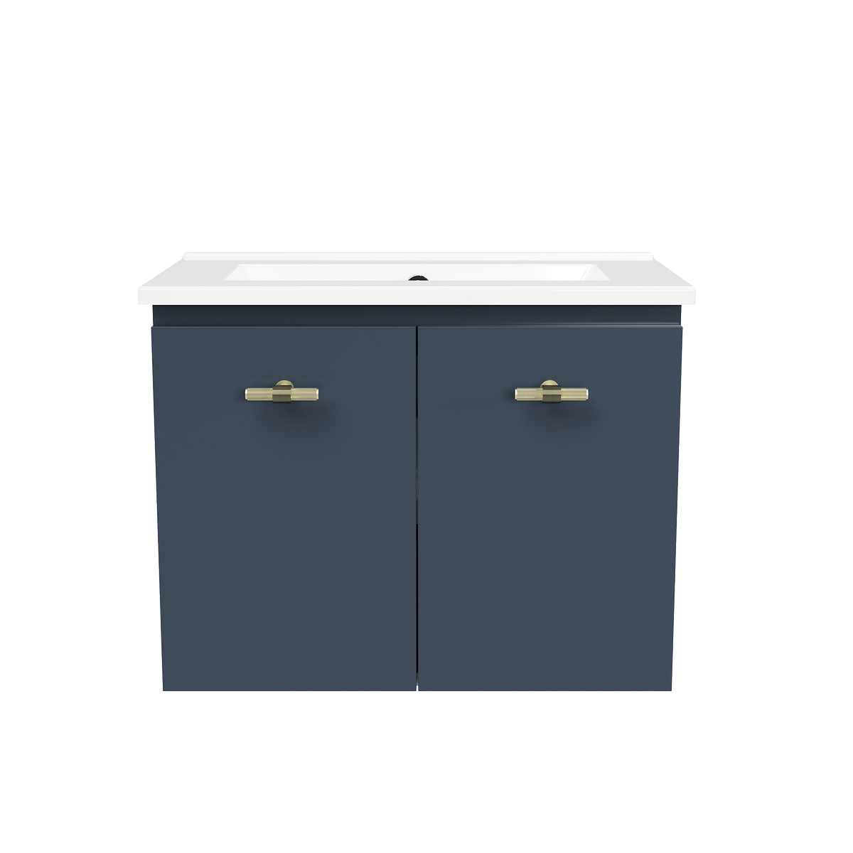 600 Vanity Ensuite Doors Only with Ceramic Basin Top
