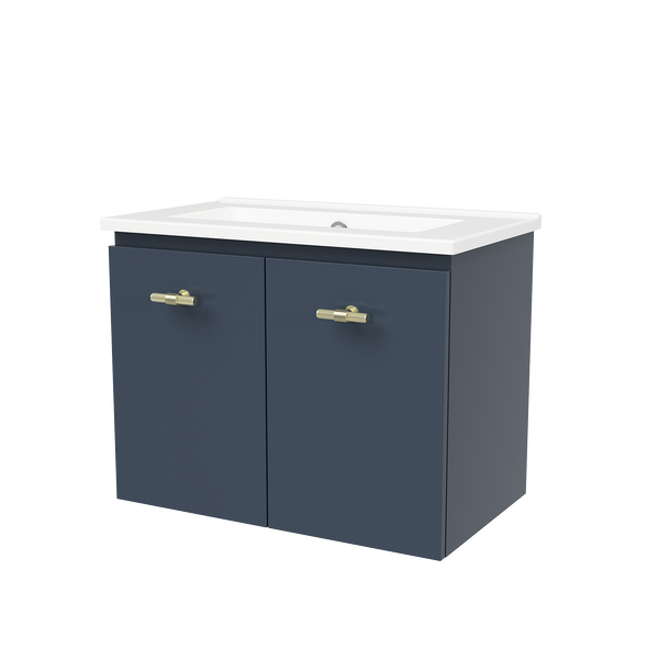 600 Vanity Ensuite Doors Only with Ceramic Basin Top