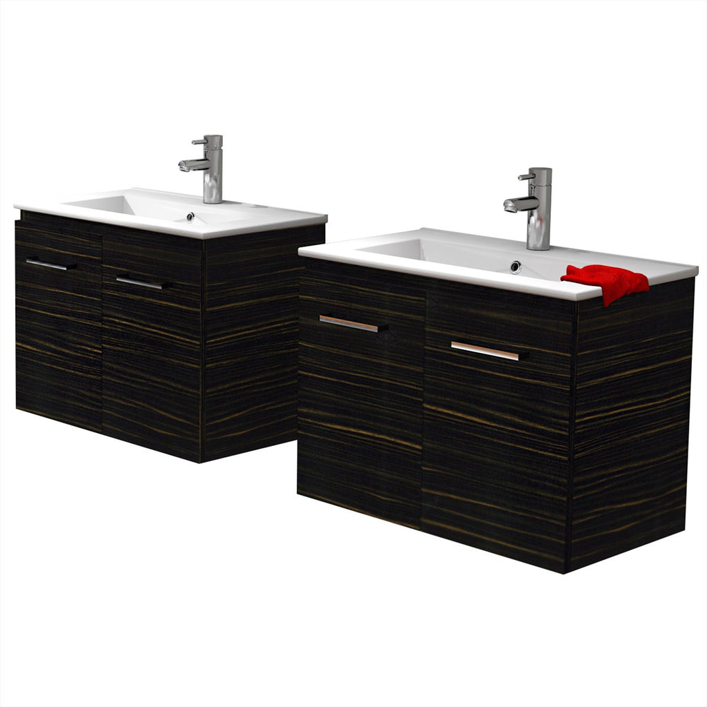 600 Vanity Ensuite Doors Only with Ceramic Basin Top