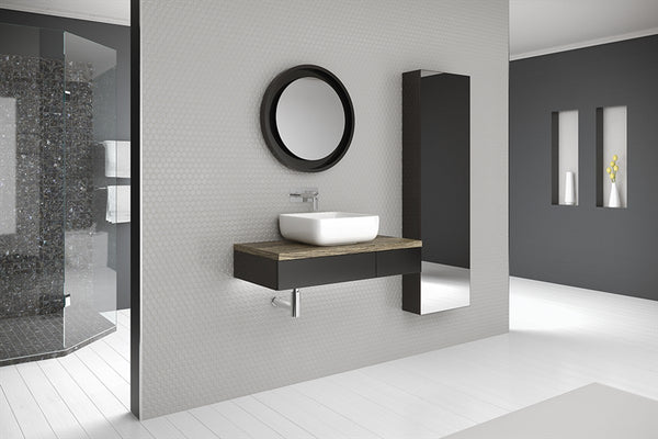 Framed Mirror 600 Matte Black