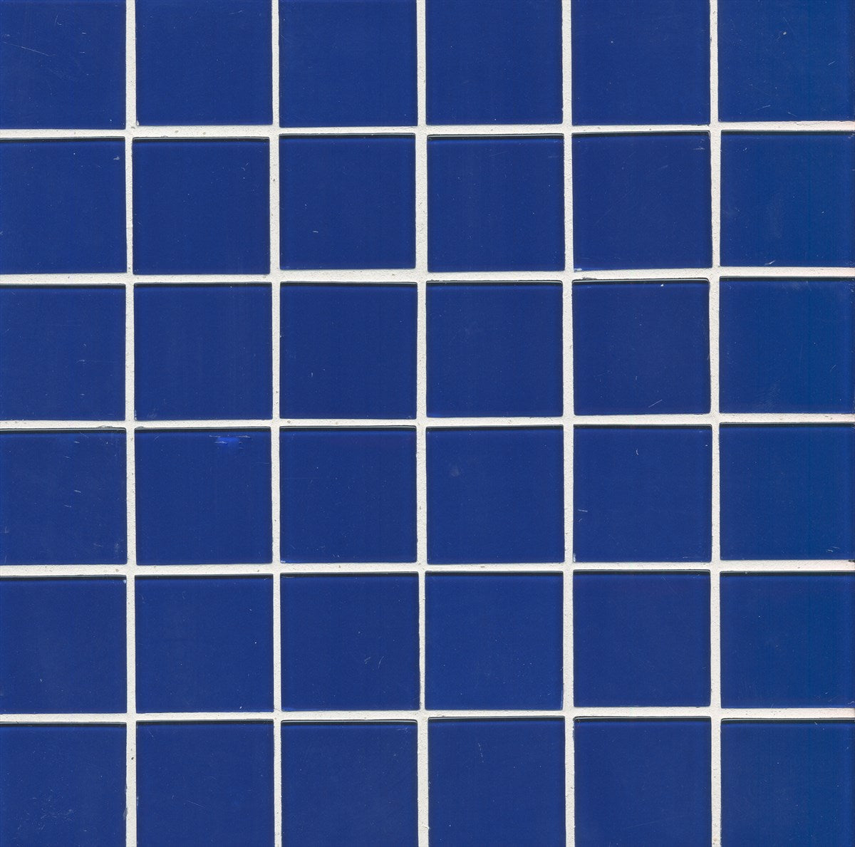 Glass Navy Blue Gloss Mosaic