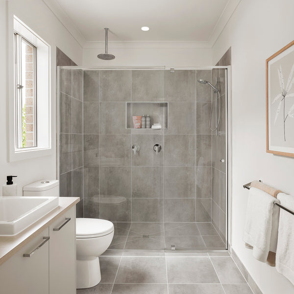Grey Matt Tile - lifestyle view
