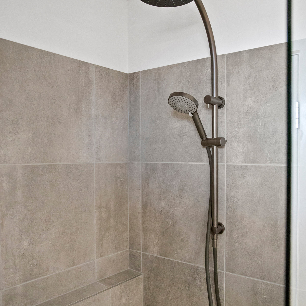 Grey Matt Tile - lifestyle view