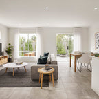 Grey Matt Tile - lifestyle view
