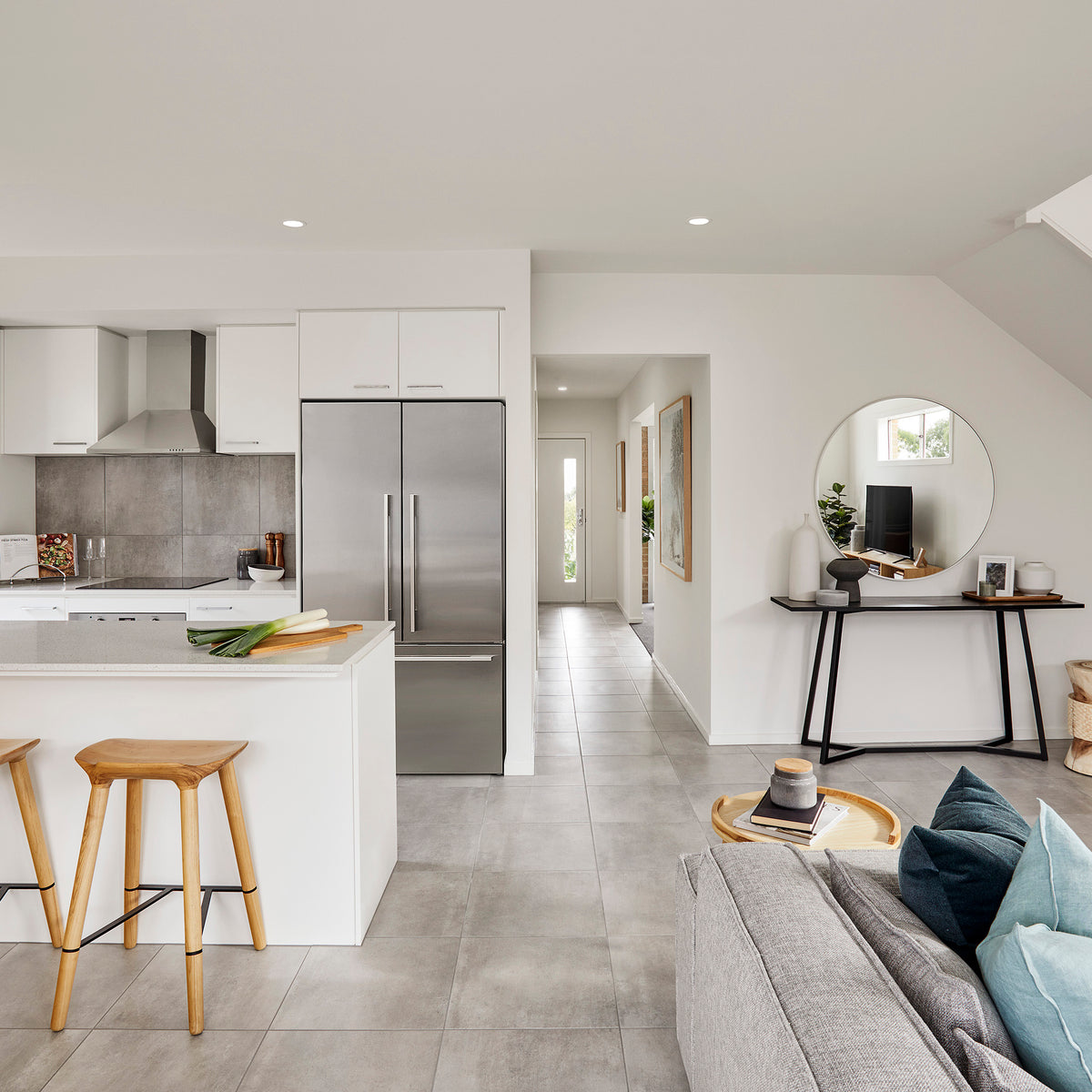 Grey Matt Tile - lifestyle view