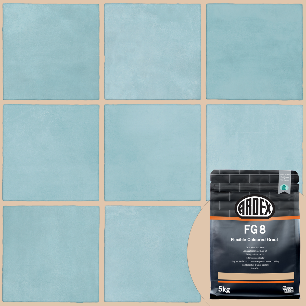 Light Beige 249 Grout 5kg