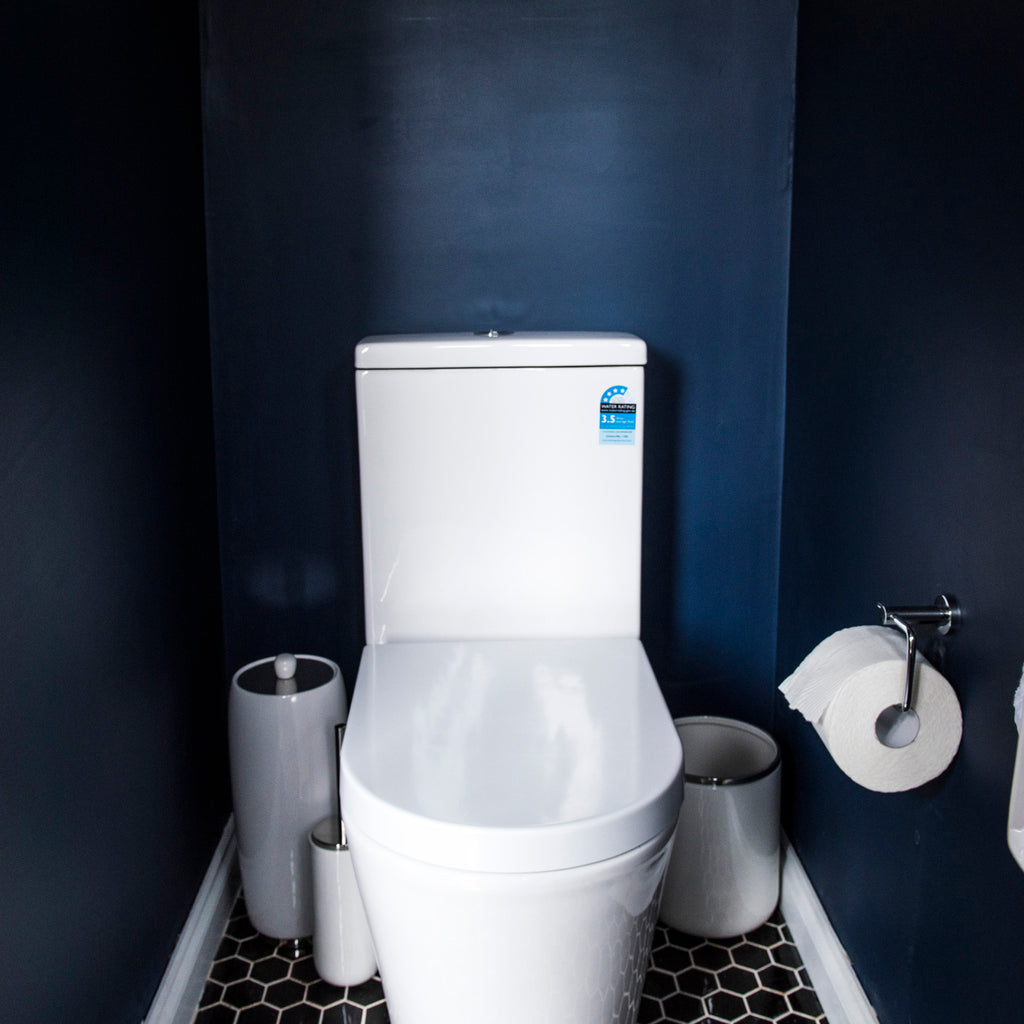 Hexagon Black Gloss Mosaic - lifestyle view