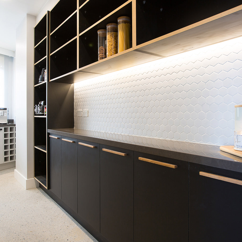 Hexagon White Matt Mosaic - lifestyle view