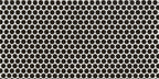 Mono Penny Round Black Matt Mosaic