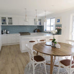 Sky Structured Gloss Tile - lifestyle view