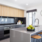 Natural Marble Nero Herringbone Honed Mosaic - lifestyle view