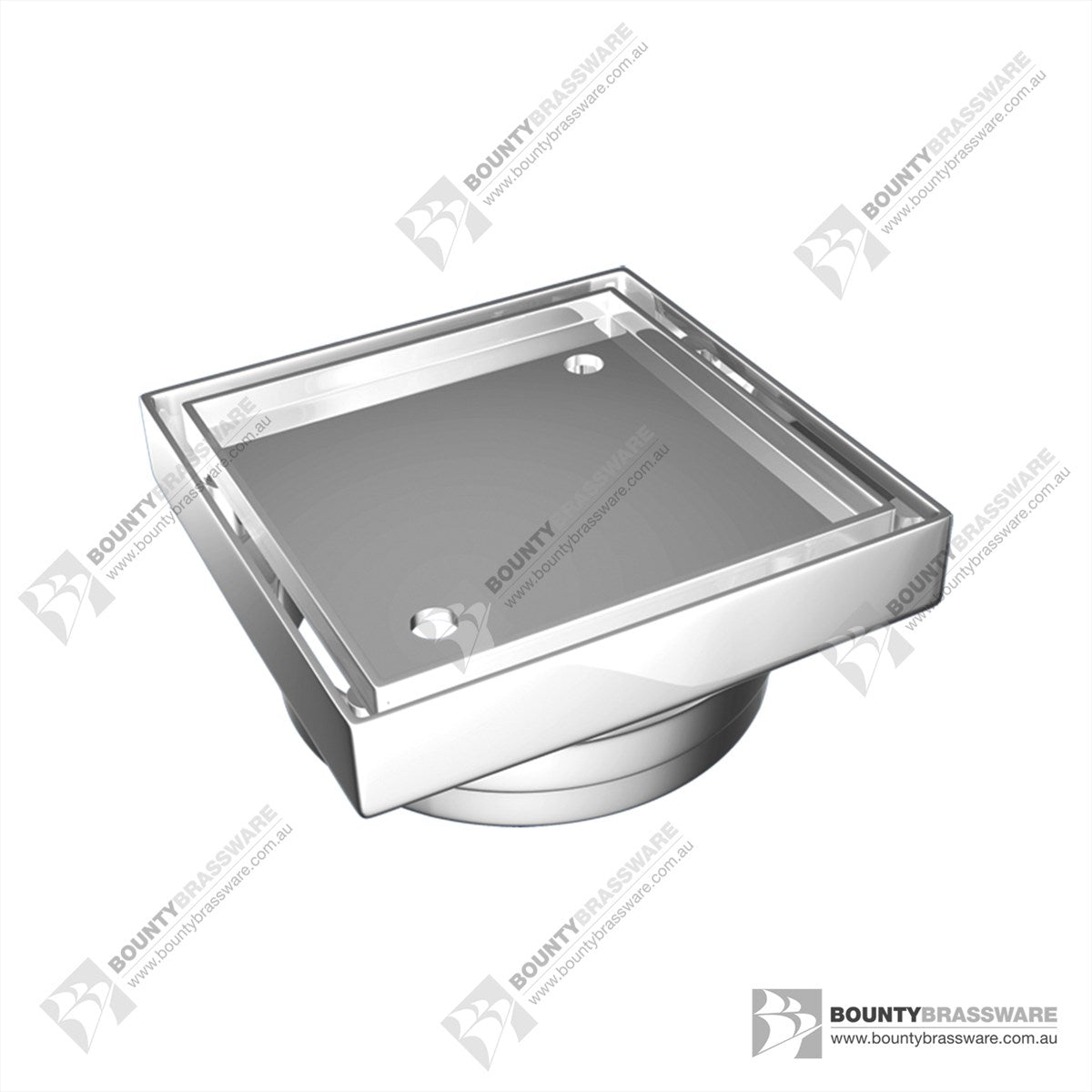 Square Tile Insert Chrome 115X115X100mm