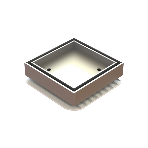 Megaflex Tile Insert Chrome 100x100x50mm